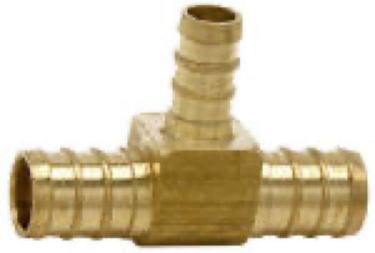 1/2x1/2x3/8Barb Pex Tee