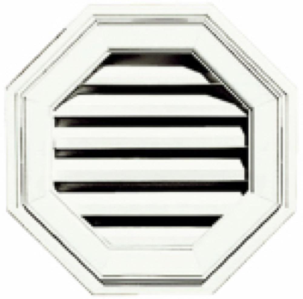 18" WHT OCT Gable Vent