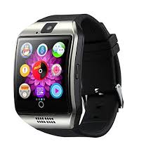 BLACK DIAL SILICONE STRAP WATCH